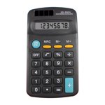 Birdeem Calculatrice Calculatrice de base de petite taille Calculatrice standard de base Mini Calculatrice numérique de bureau avec 8-Digit Affichage Lcd, batterie solaire puissance Smart Calculatrice Pocket