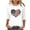 71-Rouge 4ème de Juillet Chemises pour les Femmes, variante sur UPPADA T-Shirts à Manches 3/4 avec Drapeau Américain pour Femmes, Chandail Patriotique du 4 Juillet, Fête de l'Indépendance des États-Unis, T-Shirts Graphiques à Rayures Star, T-Shirts Décontractés à Col Rond, Hauts Henley pour Femmes Rouge, 4TG