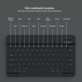 thumbnail image 4 of HAOANBluetooth Keyboard & Mouse Portable BT Wireless Keyboard & Mouse For Android Windows PC Tablet Pink, 4 of 5