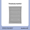 thumbnail image 3 of Storkcraft Crescent 4-Drawer Dresser, 3 of 13