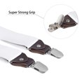 thumbnail image 2 of Buyless Fashion Suspenders for Men - 48" Elastic Adjustable Straps 1 1/4" - Y Shape, 2 of 7
