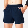 thumbnail image 2 of Diufon Mens Hiking Cargo Shorts Spring Summer Casual Elastic Waist Drawstring Outdoor Sport Shorts with Pockets, 2 of 7