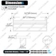 thumbnail image 2 of Matte Towel Rack ‘‘ Bathroom Towel Shelf with Double Towel Bars SUS Stainless Steel Wall Mounted BBK, 2 of 7