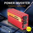 thumbnail image 2 of 1600W,Power Inverter,DC 12V/24V to AC,Car Inverter With Dual USB Car Adapter ,Easy to Use, 2 of 7