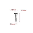 thumbnail image 3 of Vis de Remplacement pour Ray-Ban RB3386 RB3379 RB3364 RB3697 Lunettes de Soleil Kit de Réparation de Lunettes Tournevis Gratuit (Argent), 3 of 4