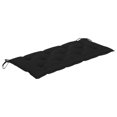 thumbnail image 5 of vidaXL Garden Bench with Cushion 120 cm Bamboo, 5 of 5