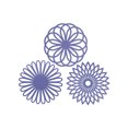 thumbnail image 1 of ruzhgo 3Pcs Silicone Résistant à la Chaleur Tapis de Table Rond en Forme Anti-Échaudage Bureau Tasse Pot Tapis Bol Napperon Cuisine Violet Violet, 1 of 6