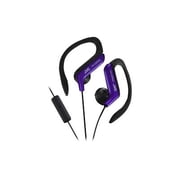 JVC HA-EBR80 Sports ear clip headphones with remote & mic (Blue)