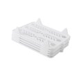 thumbnail image 4 of 5 Pieces Clothes Organizer Desk File Receipt Office Cabinet Organization Shirt White Small, 4 of 9