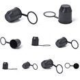 thumbnail image 3 of Towball Cover for Car Truck Boat, High-Quality Plastic Material Drawbar Protection Easy to Install, Universal Rv Trailer Hitch Ball Cover Waterproof and Dustproof (2Pcs), 3 of 5