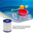 thumbnail image 4 of pitrice Recharge de Filtre en Polyester pour Piscine Gonflable en Forme de Colonne, Filtres de Pompe pour Spa et Jacuzzi, Réparation du Système de Filtration, Type II, 1 Ensemble, 4 of 6