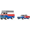 thumbnail image 1 of Hot Wheels-Team Transport-Voiture de course et camion de transport, Rally Van et Remorque, 1 of 6