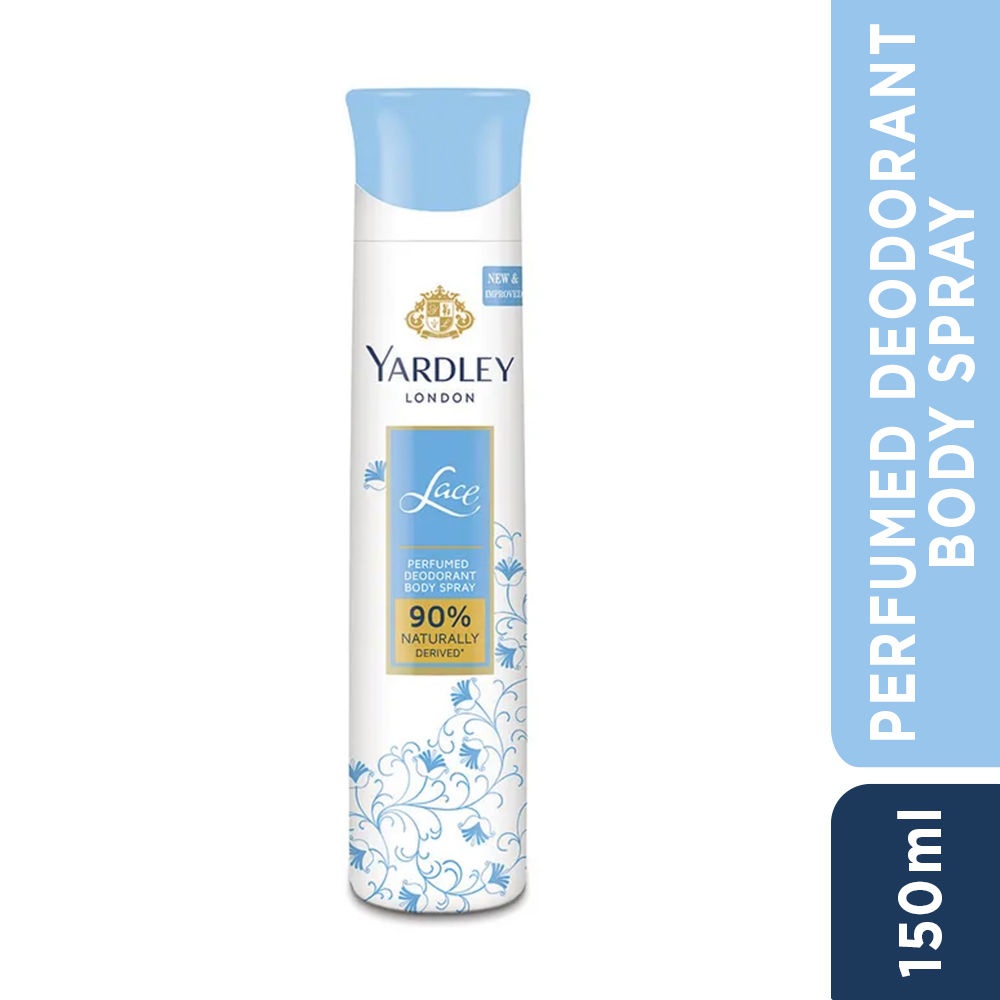 Yardley London Lace Deodorant Spray - For Women(150 ml)
