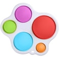thumbnail image 1 of Jouet Anti-Stress Fidget pour Enfants, Jouet à Main Anti-Anxiété pour Autisme, Facile à Utiliser et à Transporter, Jouet de Décompression Coloré en Silicone Doux, Jouet Sensoriel Fidget Simple à Bulles Pop (K), 1 of 8
