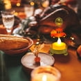 thumbnail image 2 of WRKEKC LED Electronic Candlestick Iron Painted Turkey Maple Modeling Lamp Thanksgiving Night Light Ornaments, 2 of 6