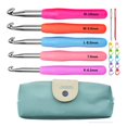 thumbnail image 3 of Ergonomic Crochet Hooks with Extra Long Soft Grip Handles Crochet Hook Needles for Arthritic Hands, 3 of 7