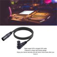 thumbnail image 3 of XLR Microphone Extension Cable Adapter, 90 XLR Female to Straight XLR Male Cable with Self Locking Design, PVC 3 Pin Mic Connector for Speaker, 3 of 7