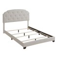 thumbnail image 2 of Tufted Clou Garniture Lit Rembourré Complet en Gris, 2 of 9