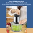 thumbnail image 2 of Kitchen Electric Meat Grinder 2L Large Household Capacity Thickened Glass 2 Gears 300W High Power Kitchen Cooker Blender, 2 of 7