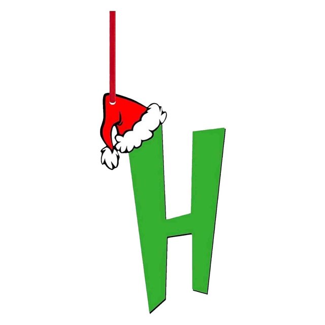 TopLLC Christmas Decorations Christmas Acrylic Letters Christmas Letter Ornaments Acrylic Decorations Hanging Christmas Tree Ornaments Christmas Ornaments for Party Wedding Home