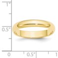 thumbnail image 3 of Bague Demi-Ronde 4 mm en Or Jaune 10K Taille 5, 3 of 3