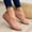 Pink, variant on Bmisegm Women's Pointed Toe Suede Flock Casual Summer Flats Buckle Strap Loafers ShoesCasual Shoes for Women Black 37