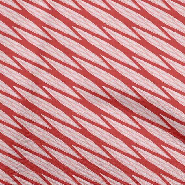 oneOone Cotton Cambric Red Fabric Abstract Stripe Sewing Craft Projects Fabric Prints By Yard 56 Inch Wide