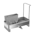 thumbnail image 2 of Todaioua Stainless Steel Sink Caddy, Sponge Holder for Kitchen Sink with Brush Holder & Dishcloth Rack, Durable Sink Organizer Countertop, Soap Dispenser Kitchen Organizers Storage (Gray), 2 of 8