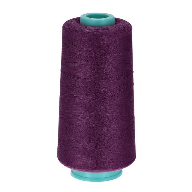 Unique Bargains 3000 Yards 40S/2 All-Purpose Polyester Sewing Thread (Plum)