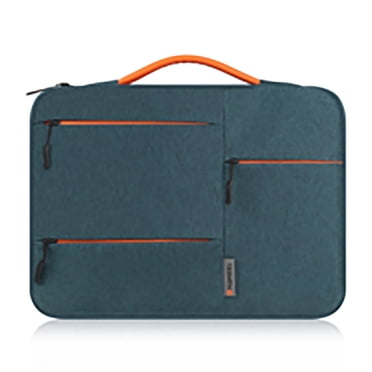 Sac pour Ordinateur Portable Étui de Couverture pour Ordinateur Bloc-Notes Imperméable Pochette pour Ordinateur Bloc-Notes; Sac de Transport pour Ordinateur Portable Protecteur Pochette, Bleu Marine, 13 Pouces