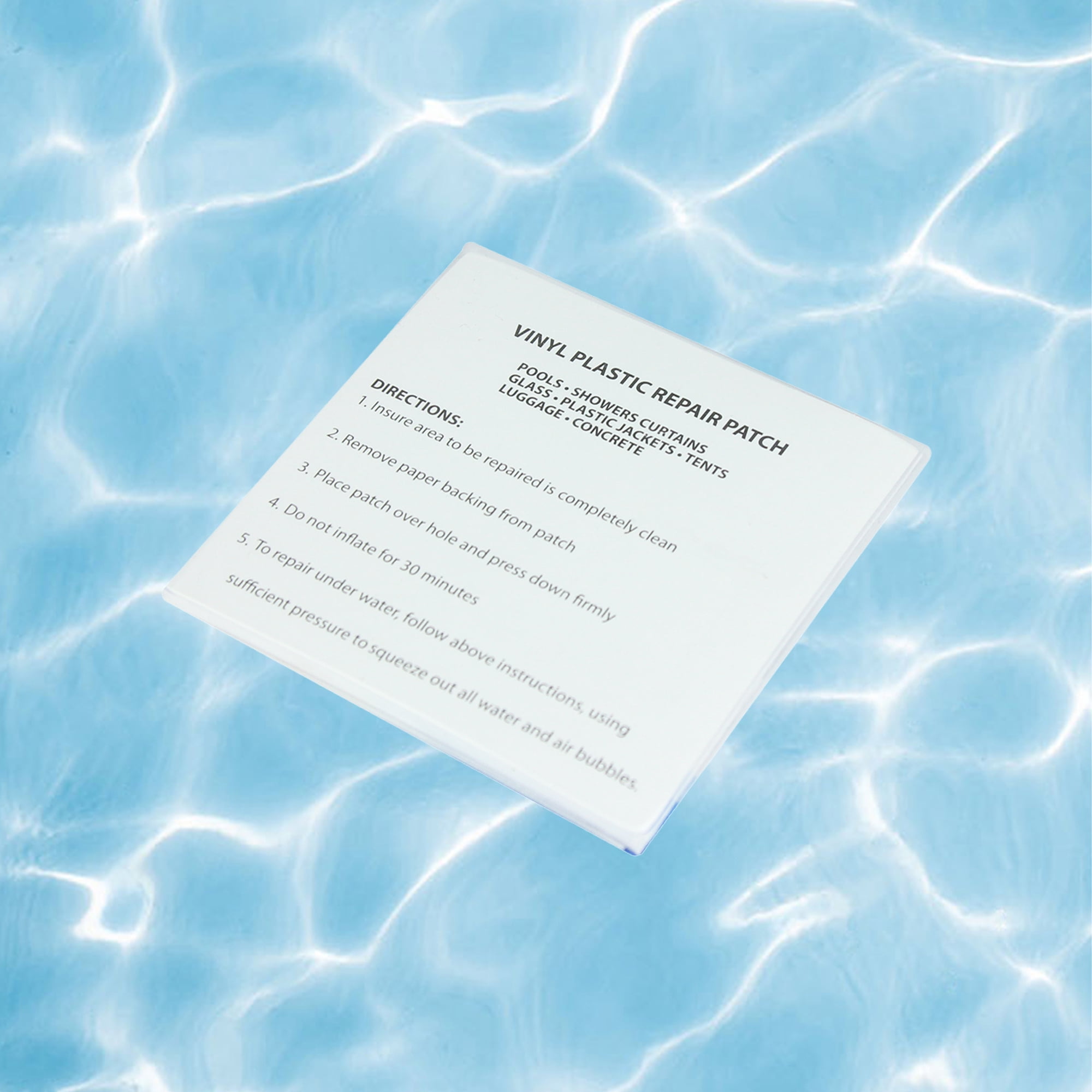 Pool Central 3-Inch 5 Pack Clear Repair Patches for Inflatables