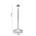 thumbnail image 2 of EGNMCR Desk Lamp Table Lamps Rechargeable, Led Dinning Desk Lamp, Portable Metal Table Light With Stepless Dimming 3 Level Brightness For Home Restaurant Bar Cafe Patio small lamp, 2 of 7