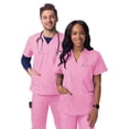 thumbnail image 4 of Sivvan Unisex V-Neck 3 Pocket Scrub Top (Available in 15 Colors), 4 of 7