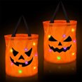 thumbnail image 4 of LSLJS LED Halloween Candy Bags Up Halloween Party Bags Halloween Bags Up Candy Bags Multipurpose Reusable Bucket for Kids Halloween Supplies Favors, Candy Storage, 4 of 9