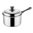 thumbnail image 1 of simhoa Saucepan with Lid Universal Stoves Cooking Pot for Hotel Teahouse Restaurant 18cm, 1 of 8