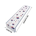 thumbnail image 3 of Chemin de Table pour la Fête de l'Indépendance en Polyester, Motif de Drapeau Patriotique pour Table à Manger, Table Basse, 150/180/200 cm, Lavable et Réutilisable, Déco, 3 of 5