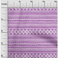 thumbnail image 2 of oneOone Rayon Purple Fabric Tribal Craft Projects Decor Fabric Printed By The Yard 56 Inch Wide, 2 of 4
