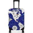 thumbnail image 1 of Luggage Cover Protector Travel Suitcase Covers Protective Skin for Carry On Baggage Fit 18-20 Inch Luggage, 1 of 5
