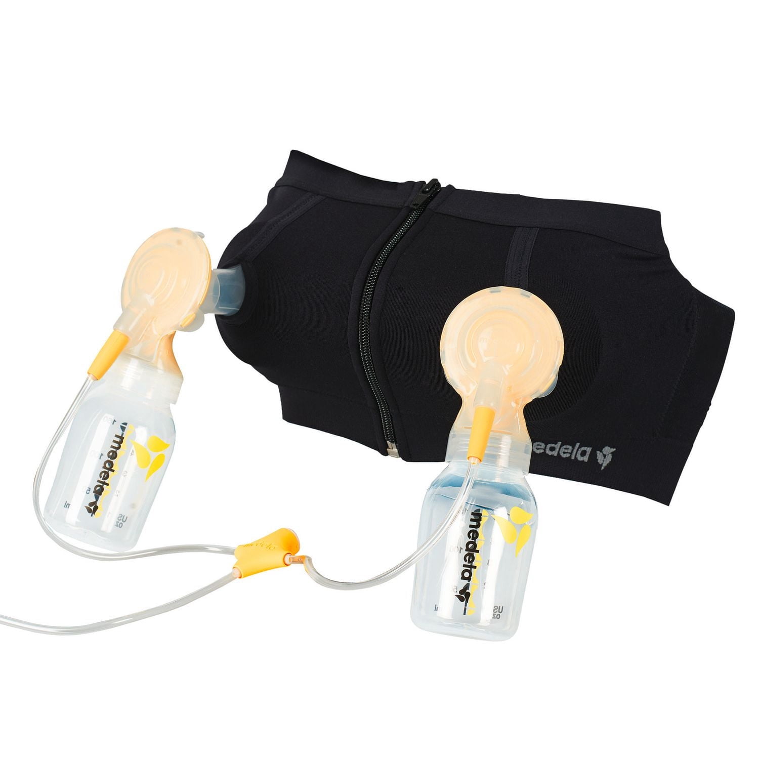 Medela Easy Expression Hands-Free Pumping Bustier- Black Large