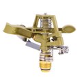 thumbnail image 2 of 20mm Inch Brass Impact Sprinkler, Water Sprinkler Head,  0 To 360 Degree Coverage Pattern, Watering Sprinkler For Large Area Lawn Patio Garden Irrigation, 2 of 8