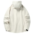 thumbnail image 4 of LOVZFMLL Jackets for Men's Outdoor Windproof And Waterproof Long Sleeved Hooded Jacket, 4 of 7