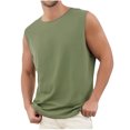 thumbnail image 1 of Grrvtrz Mens Tank Tops Quick Dry Breathable Sleeveless Shirts Gym Workout Muscle Tank, 1 of 4