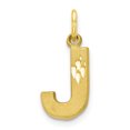 thumbnail image 1 of Breloque Initiale J en Or Jaune 10K, 1 of 3