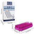 thumbnail image 3 of Brosse de Shampoing en Caoutchouc pour Animaux, Convient aux Chiens et Chats de Petite et Grande Taille à Poils Longs et Courts, Brosse de Shampoing pour la Douche, Masseurs de Dos pour Chien, 3 of 6