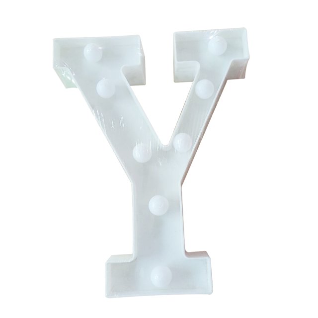 ziyahi Luminous 26 English Alphabet LED Letter Light Night Lamp Wedding Party Decor letter Y