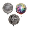 thumbnail image 2 of 10 Pack Birthday Balloons Gradient 4D Stereo House Balloon Room Decorations Kit 22 Inch Atmosphere Arrangement Photo Props Party Black White, 2 of 6