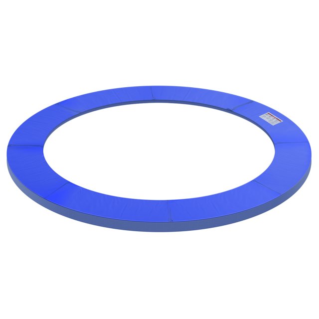 HOMCOM Coussin de Trampoline ⌀8 Pieds ⌀96 Pouces Remplacement de Sécurité à Ressort, Bleu