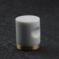 thumbnail image 1 of Bianco Marble & Brass Knobs 10 Piece Set, 1 of 7