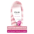 thumbnail image 2 of Olay Moisture Ribbons Plus Shea + Notes of Peony Blossom Body Wash, 2 of 10