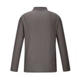 thumbnail image 3 of Jalioing Men's Collared Shirt Long Sleeve Button Golf Shirts Business Casual Ribbed Stretchy Pullover Tee, 3 of 5